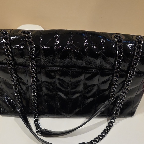 Karl Lagerfeld Lafayette Elegant Shoulder Black Quilted Women's Bag - Picture 3 of 6